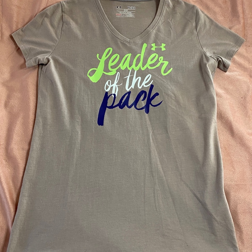 Girl's Under Armour Tee "Leader of the Pack"